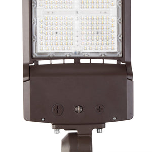 LED Shoe Box 150W/120W/80W LED Area Light With Direct Mount - 3K/4K/5K CCT - 277-480VAC