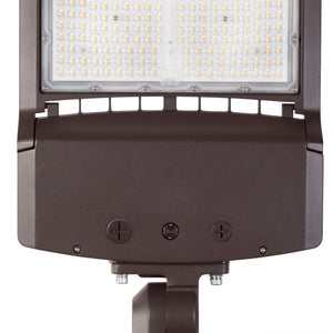 LED Shoe Box 300W/240W/200W LED Area Light With Split Fit Mount - 3K/4K/5K CCT - 100-277VAC
