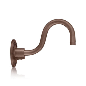 ECO-RLM Arms 10'' Architectural Bronze Gooseneck Arm With Arm Height of 6''