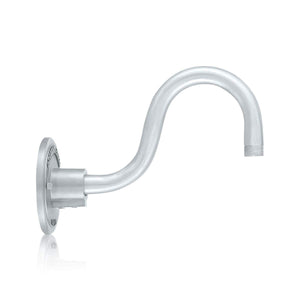 ECO-RLM Arms 10'' White Gooseneck Arm With Arm Height of 6''