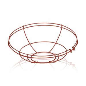 ECO-RLM Accessories 12'' Diameter Satin Red Wire Guard For 12'' Diameter Shades