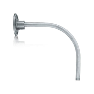 ECO-RLM Arms 13'' Galvanized Vertical Gooseneck Arm With Arm Height of 12''