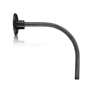 ECO-RLM Arms 13'' Satin Black Vertical Gooseneck Arm With Arm Height of 12''