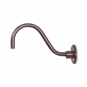 Fovero RLM Arms 14-1/2" Bronze Gooseneck Arm With Height of 7" & Mounting Plate Included