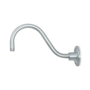 Fovero RLM Arms 14-1/2" Galvanized Gooseneck Arm With Height of 7" & Mounting Plate Included