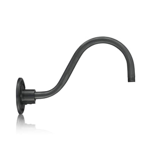 ECO-RLM Arms 14 1/2'' Satin Black Gooseneck Arm With Arm Height of 7 1/2''
