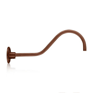 ECO-RLM Arms 21 1/2'' Copper Gooseneck Arm With Arm Height of 6 1/2''