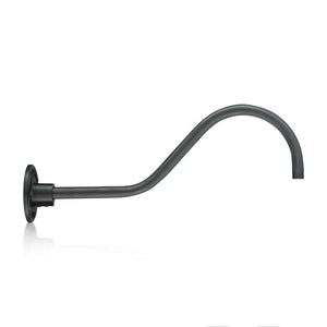 ECO-RLM Arms 21 1/2'' Satin Black Gooseneck Arm With Arm Height of 6 1/2''