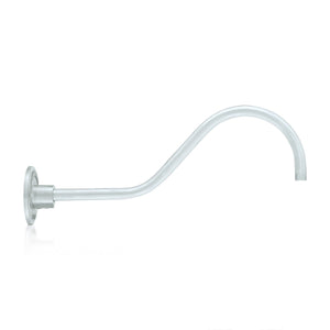 ECO-RLM Arms 21 1/2'' White Gooseneck Arm With Arm Height of 6 1/2''