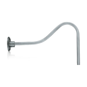 ECO-RLM Arms 23'' Galvanized Gooseneck Arm With Arm Height of 14''