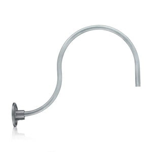 ECO-RLM Arms 24'' Galvanized Gooseneck Arm With Arm Height of 15''