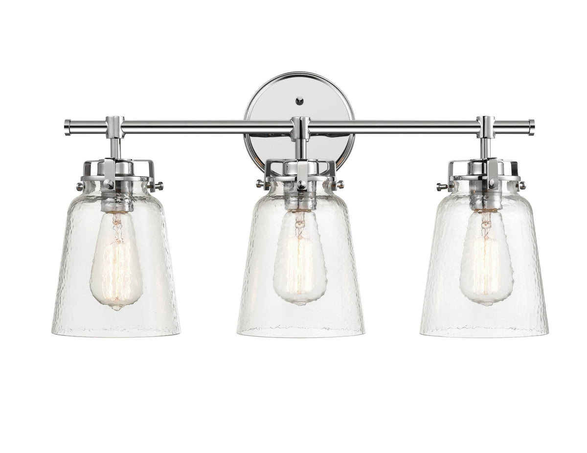 3 light chrome vanity fixture