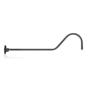 ECO-RLM Arms 41'' Aluminum Painted Satin Black Gooseneck Arm With Arm Height of 9''