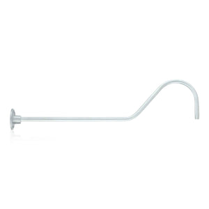 ECO-RLM Arms 41'' White Gooseneck Arm With Arm Height of 9''