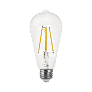 7W ST19 Dimmable Vintage LED Bulb - 320 Degree Beam - E26 Base - 114 Lm - 2700K Soft White