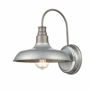 Wall Sconces Outdoor Wall Sconce - Galvanized - 13in. Extension - E26 Medium Base