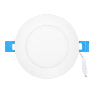 LED Downlights 12W 6in. Recessed Dimmable Round Slim LED Downlight - 120 Degree Beam - 120V - CRI>80 - Junction Box - 900 Lm - 5000K