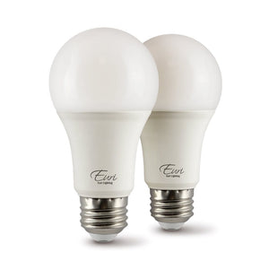 LED Light Bulbs 12W A19 Dimmable LED Bulb - 200 Degree Beam - E26 Medium Base - 1100lm - 5000K Cool White - 2-Pack