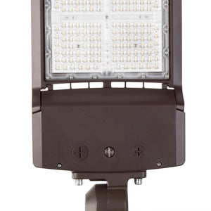 LED Shoe Box 150W/120W/80W LED Area Light With Direct Mount - 3K/4K/5K CCT - 100-277VAC