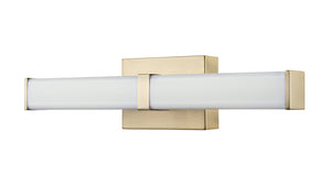 Vanity Fixtures LED 15W Tron LED Vanity Light - Modern Gold - 3000K Warm White - 120V - 1,000 Lm