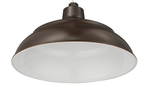 ECO-RLM Shade 17in. Integrated LED Warehouse Shade - Architectural Bronze - 11W - 3000K