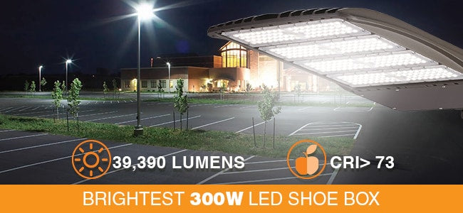 300w led parking lot light