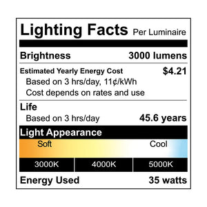 LED Flood Lights 35W Outdoor Dual-Head LED Flood Light - 3-CCT Selectable - 3000 Lm - Dusk to Dawn Photocell - Black