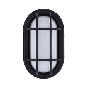LED Wall Lamps 6.2W 6-CCT Matte Black Outdoor Non-Dimmable LED Wall Mount - 120 Degree Beam - 120V - Direct Wiring - 434 Lm