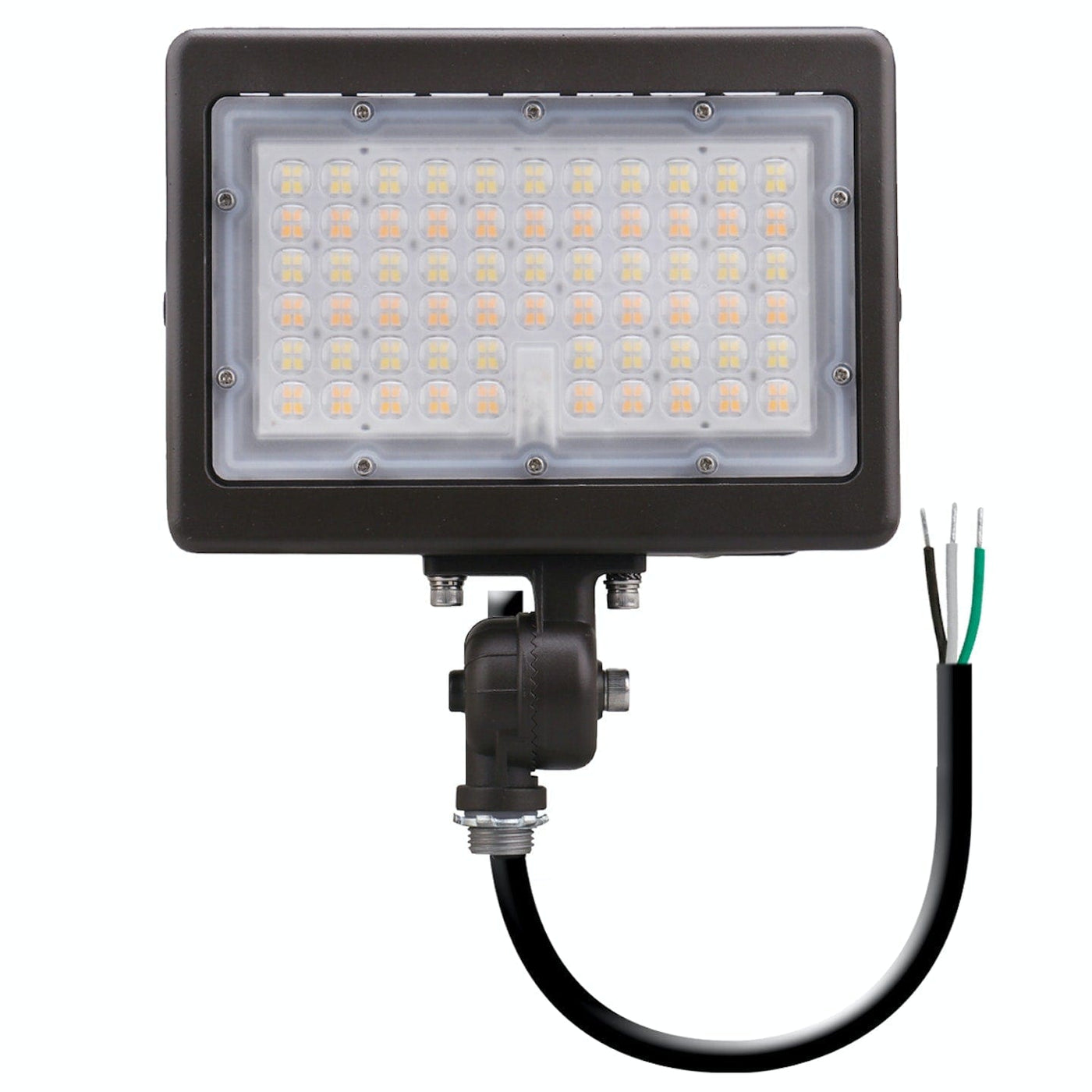 80W/70W/60W Mini LED Area Flood Light - 30K/40K/50K - 1/2'' NPT Thread
