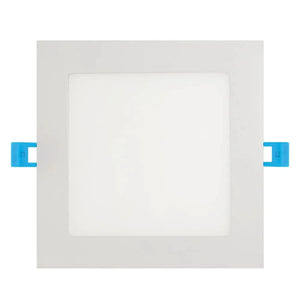 LED Downlights 9W 4in. Recessed Dimmable Square Slim LED Downlight - 120 Degree Beam - 120V - CRI>80 - Junction Box - 600 Lm - 4000K
