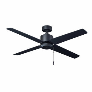 Ceiling Fan Aldea 4-Blade Indoor Ceiling Fan - Matte Black Finish - Matte Black Blade - 52in. Sweep