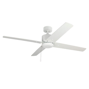 Ceiling Fan Aldea IV 4-Blade Indoor Ceiling Fan - White Finish - White Blade - 52in. Sweep