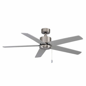 Ceiling Fan Aldea V 5-Blade Indoor Ceiling Fan - Brushed Nickel Finish - Brushed Nickel Blade - 52in. Sweep