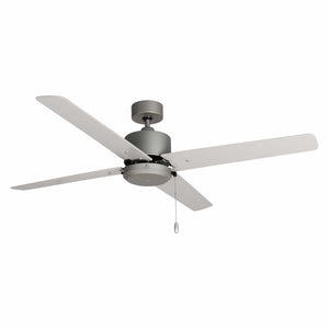 Ceiling Fan Aldea VIII 4-Blade Outdoor Ceiling Fan - Brushed Pewter Finish - Brushed Pewter Blade - 52in. Sweep
