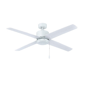 Ceiling Fan Aldea VIII 4-Blade Outdoor Ceiling Fan - White Finish - White Blade - 52in. Sweep