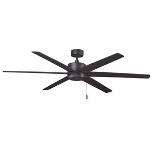 Ceiling Fan Aldea X 6-Blade Indoor Ceiling Fan - Oil Rubbed Bronze Finish - Oil Rubbed Bronze Blade - 60in. Sweep