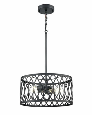 Pendant Fixtures Arelyn Pendant Fixture - Matte Black - 13in. Diameter - E26 Medium Base