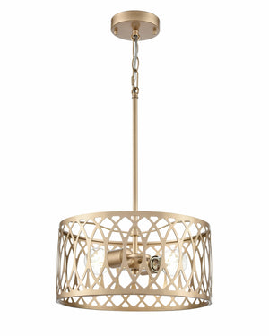 Pendant Fixtures Arelyn Pendant Fixture - Painted Modern Gold - 13in. Diameter - E26 Medium Base