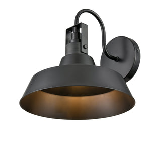 Wall Sconces Axell Outdoor Wall Sconce - Powder Coated Black - 11in. Extension - E26 Medium Base