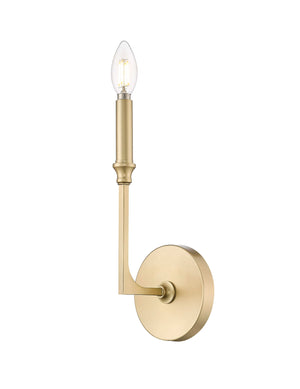 Wall Sconces Azara Wall Sconce - Vintage Brass -  4.5in. Extension - E12 Candelabra Base