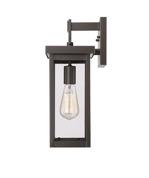 Wall Sconces Barkeley Outdoor Wall Sconce - Powder Coated Bronze - Clear Glass - 7.5in. Extension - E26 Medium Base