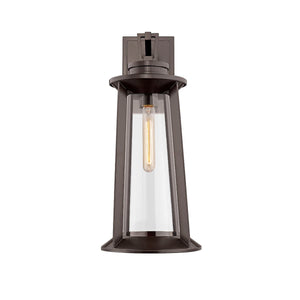 Wall Sconces Bolling Outdoor Wall Sconce - Powder Coat Bronze - Clear Glass - 11.5in Extension - E26 Medium Base