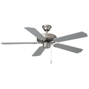 Ceiling Fan Desert Moon 5-Blade Indoor Ceiling Fan - Brushed Nickel Finish - Brushed Nickel Blade - 52in. Sweep
