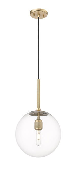 Pendant Fixtures Kairo Pendant Fixture - Vintage Brass - Clear Glass - 12in. Diameter - E26 Medium Base