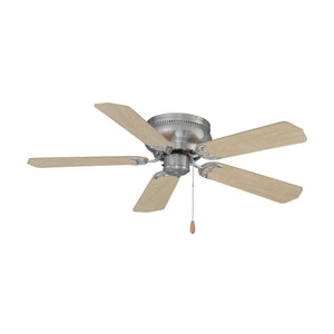 Ceiling Fan Royal Knight 5-Blade Indoor Ceiling Fan - Brushed Nickel Finish - Natural Maple Blade - 42in. Sweep