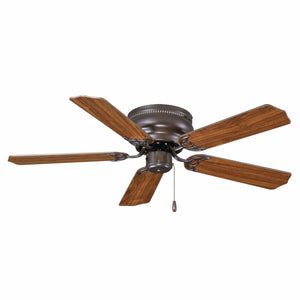 Ceiling Fan Royal Knight 5-Blade Indoor Ceiling Fan - Oil Rubbed Bronze Finish - Walnut Blade - 42in. Sweep