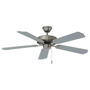 Ceiling Fan Royal Star 5-Blade Indoor Ceiling Fan - Brushed Nickel Finish - Brushed Nickel Blade - 52in. Sweep