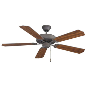 Ceiling Fan Royal Star 5-Blade Indoor Ceiling Fan - Oil Rubbed Bronze Finish - Walnut Blade - 52in. Sweep