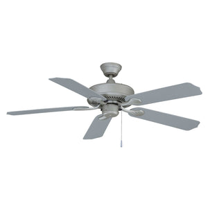 Ceiling Fan Sunset 5-Blade Outdoor Ceiling Fan - Brushed Pewter Finish - Brushed Pewter Blade - 52in. Sweep