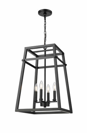 Pendant Fixtures Tellsa Pendant Fixture - Matte Black - 15in. Diameter - E12 Candelabra Base